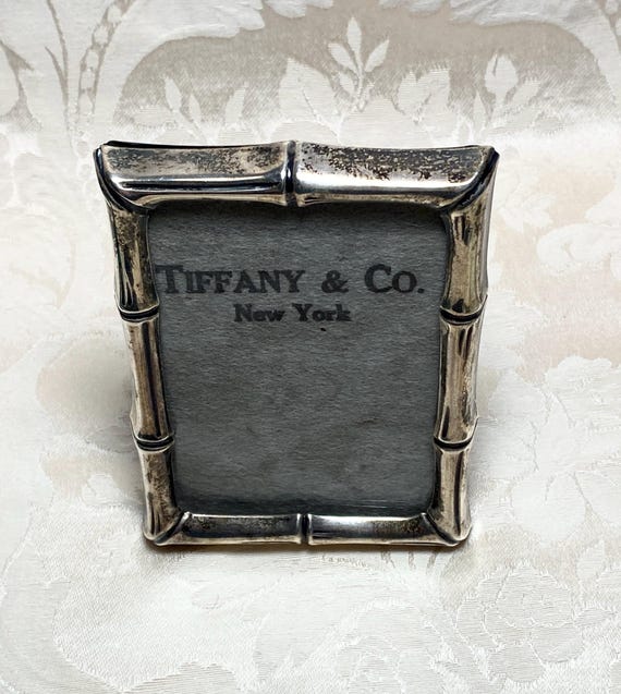 ＊訳ありVintage Tiffany Silver Bamboo Pierce Vintage Tiffany & Co. Sterling Silver Bamboo Photo Frame