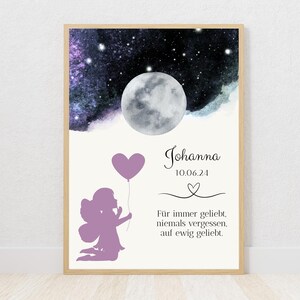 personalisierbares Sternenkind Poster
