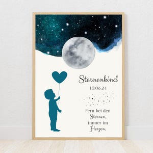 personalisierbares Sternenkind Poster