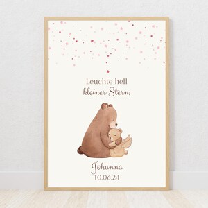 Póster personalizable de niño estrella