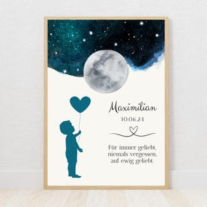 Póster personalizable de niño estrella