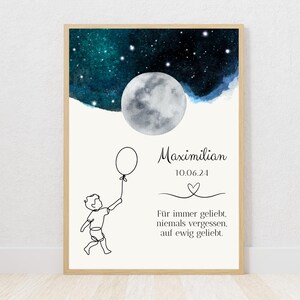 Póster personalizable de niño estrella