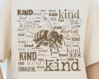 Be Kind PNG, Inspirational Mental Health Positive Quote Word Art (Digital Download)