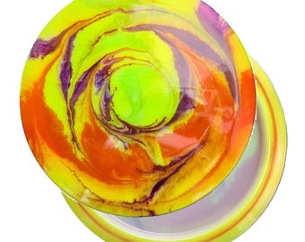 Dynamic Discs Felon - Custom Dyed Disc Golf Overstable Fairway Driver, 173g • Hand-dyed by PepperDyeWorks