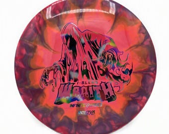 Disc Golf - Innova x Infinite WRAITH- Distance Driver Disc, 173.5g • Hand-dyed by PepperDyeWorks