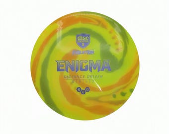 Disc Golf - DISCRAFT ENIGMA - Distance Driver Disc, 172-174g • Hand-dyed by PepperDyeWorks