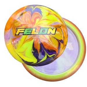 Dynamic Discs Felon - Custom Dyed Disc Golf Overstable Fairway Driver, 173g • Hand-dyed by PepperDyeWorks
