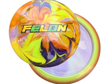 Dynamic Discs Felon - Custom Dyed Disc Golf Overstable Fairway Driver, 173g • Hand-dyed by PepperDyeWorks