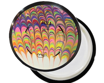 MVP Disc Sports - TESLA - Custom Dyed Disc Golf Driver, 169g • Hand-dyed by PepperDyeWorks