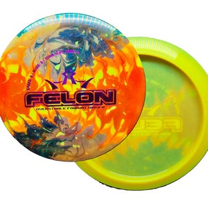 Dynamic Discs Felon - Custom Dyed Disc Golf Overstable Fairway Driver, 157g • Hand-dyed by PepperDyeWorks
