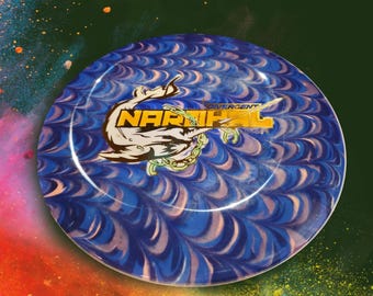 Divergent Discs NARWHAL Putt & Approach - Custom Dyed Disc Golf Putter, 171g • Hand-dyed by PepperDyeWorks