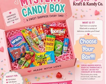 Mystery Candy Box/pack/snack box
