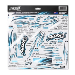 RC Drift VIC - Universal 1:10 Scale RC Drift Decal Sticker Kit | Premium Vinyl Wrap Graphics | High-Performance Livery