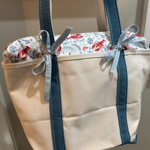 Custom LLBean Boat Tote Insert: Handmade Organizer, Structured Liner