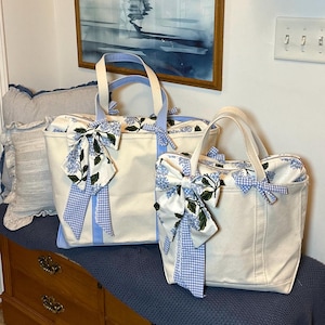 Custom LLBean Boat Tote Insert: Handmade Organizer, Structured Liner | Tote Not Included