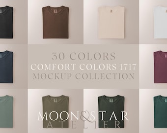 Comfort Colors 1717 Mockup Bundle ~ Folded Collection