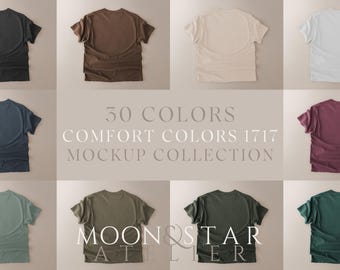 Comfort Colors 1717 Mockup Bundle ~ Backs Collection