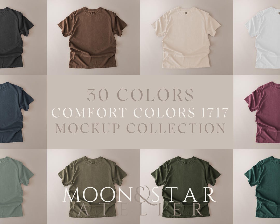 Comfort Colors 1717 Mockup Bundle ~ Fronts Collection