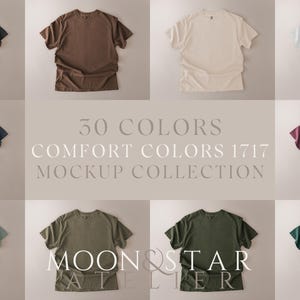 Comfort Colors 1717 Mockup Bundle ~ Fronts Collection