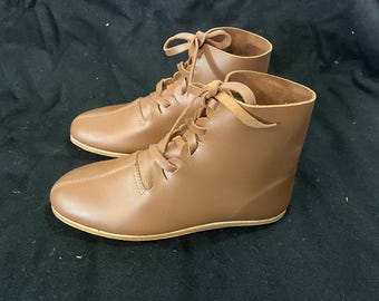 Handmade Roman Leather Boots – Historical Reenactment Footwear, LARP, Cosplay & Renaissance Fair Costume Boots