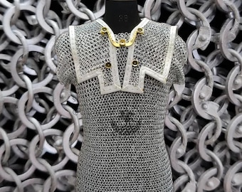 Cotte De Mailles Romaine Lorica Hamata - Costume Médiéval Pour Reconstitution LARP