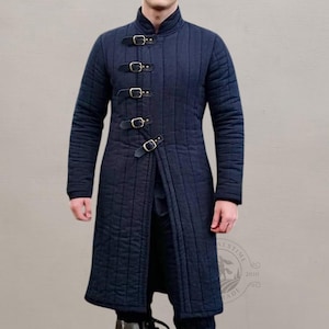 Medieval Padded Gambeson Handmade Gambeson Aketon Viking Jacket, Halloween Gifts