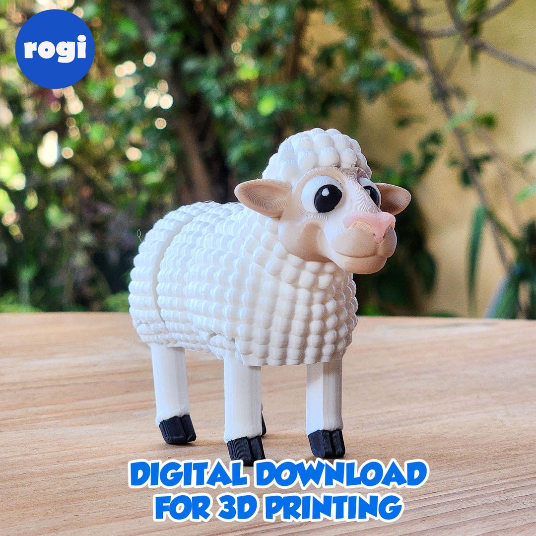 SHEEP - Stl and 3MF Gidital File for 3D Printing, Flexible, Articulated ...