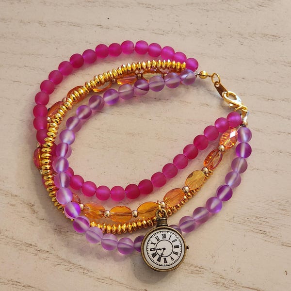 Un largo camino por recorrer: pulsera con dijes inspirada en las épocas, inspirada en Taylor Swift