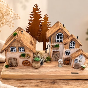 Holzdeko frühling