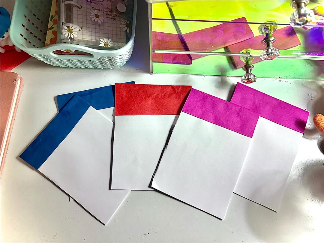Mini Notepads - Colorful Stationery, 5 Pieces - Etsy