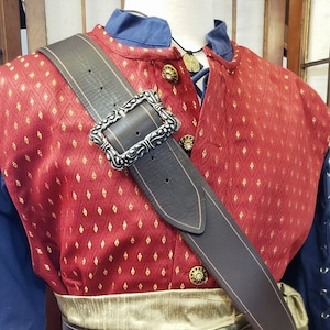 Swashbuckler Baldric (Over-the-shoulder Sword-belt) - Pirate, Steampunk, LARP, SCA, Renaissance Faire, etc.
