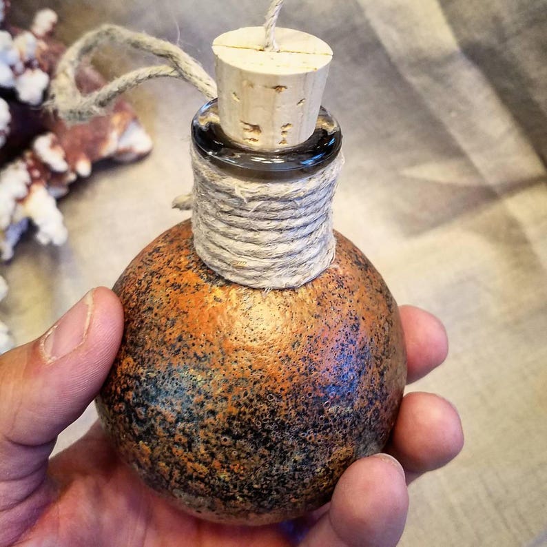Pirate Grenade Glass Rum Bottle / flask The Castaway Trading Etsy