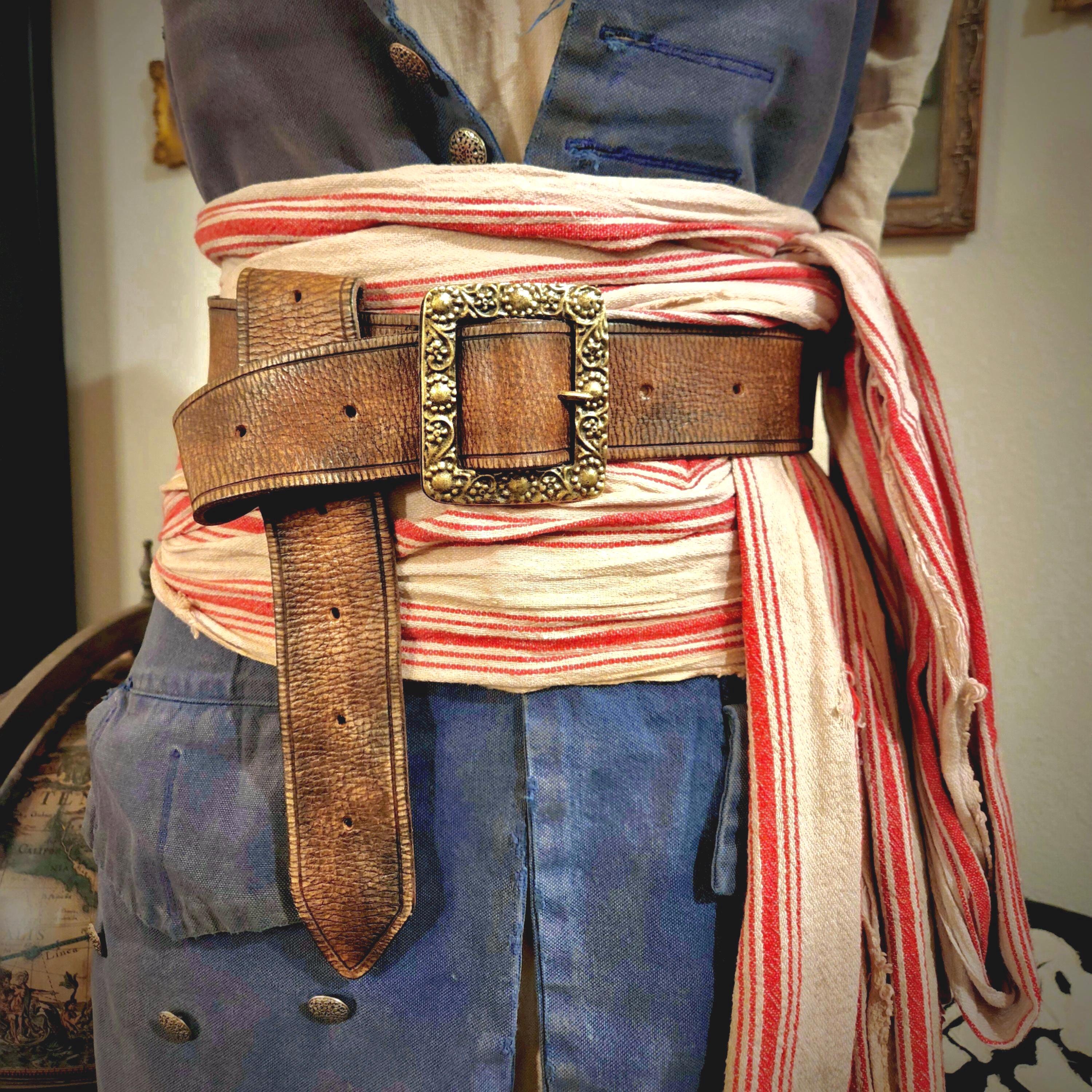 Jack Sparrow Pirate Belt - Curse of the Black Pearl Version - Made