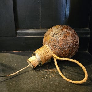 Pirate Grenade / “Grenadoe” - Glass Rum Bottle / Flask - a Castaway Trading ORIGINAL! image 8