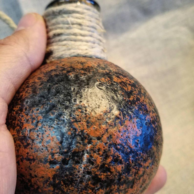 Pirate Grenade Glass Rum Bottle / flask The Castaway Trading Etsy