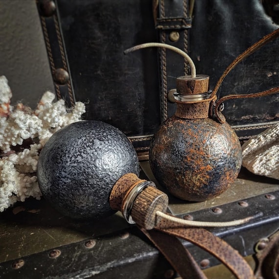 デラックス パイレーツ グレネード ボトル! ガラス製ラム酒ボトル