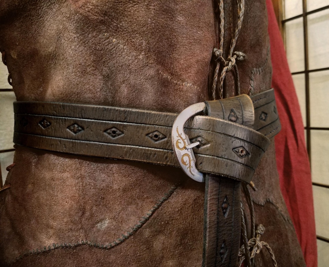 Aragorn/strider Belt - Hand-crafted, High Quality Distressed  display picture 3