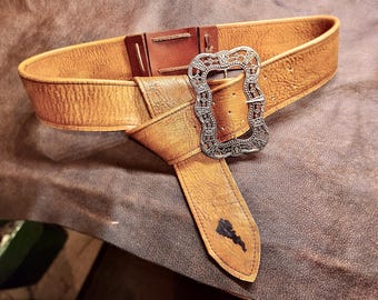 Jack Sparrow “Anamaria” Belt - Made to Order! Screen Accurate Replicas! - High Quality Leather - Hand Crafted