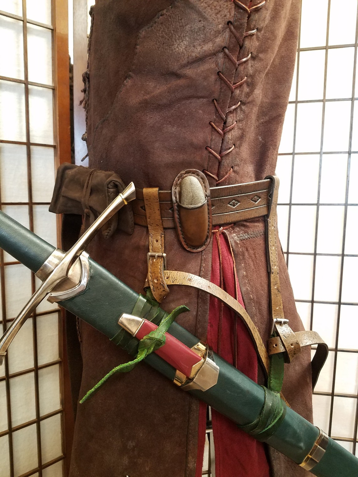 Ranger King Belt/accessory Set Aragorn/strider Made to Etsy