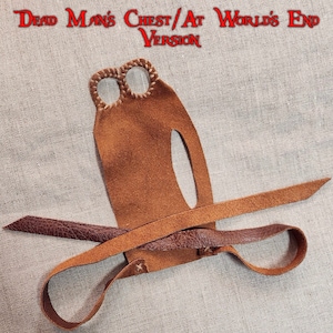 Pirate Palm Glove - “Jack Sparrow” Inspired - Standard Size - 3 Versions! CotBP/DMC/AWE/OST - High Quality Real Leather