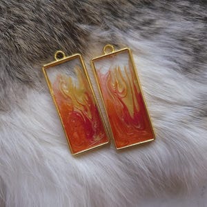 Flame Inspired Earrings