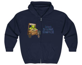 Gummy Bear Crew Graphic Hoodie | Full Zip Hooded Sweatshirt