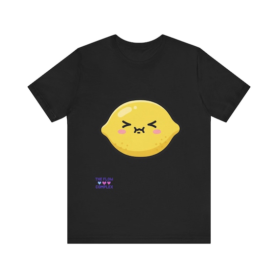 レモン Tシャツ Sour Lemon T-shirt | Cute Citrus Tee, Yellow Fruit Graphic - Etsy