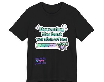 Diventare la versione migliore di me stesso - Maglietta con barra di progresso motivazionale