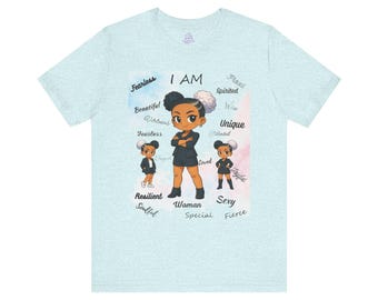 I AM Affirmations Tee | Empowered Positive Words