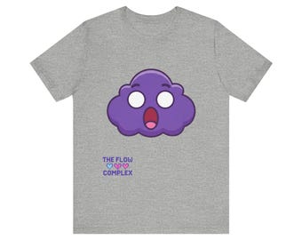Surprised Purple Cloud tee | Graphic T-Shirt, The Flow Complex design