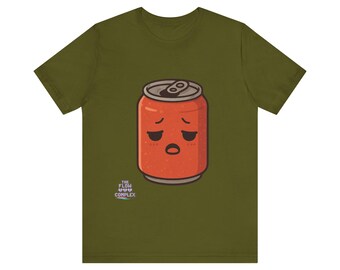 Exhausted Soda Chibi Tee | Cute  Illustration