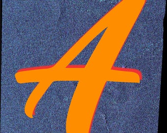 5 PNG Letters A-E | Clipart | Journal | T-Shirts | Notebooks | Cards