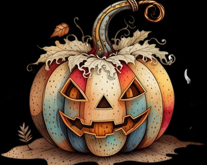 Halloween Witches, Pumpkins, Bats, Spooky Moon, Spiders, Ghosts, Junk Journal, Card Making