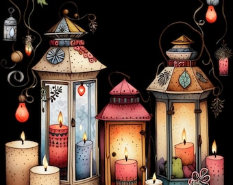 Bundle of 35 Stunning PNG Halloween Digital Art | Card Making | Journal | Fall Season | Transparent Background | Card Making